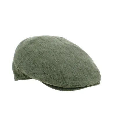 Casquette plate justin positiano lin olive