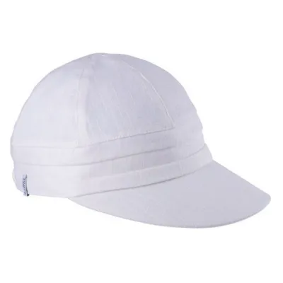 Enuko Linen Large Visor Cap Ecru - Traclet Reference : 12004 | Traclet Hat Shop