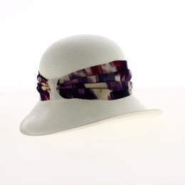 Panama Roseline cloche hat