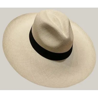 Wide Brim Panama Fedora Robbins Hat - Traclet Reference: 20320| Traclet Hatters
