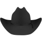Chapeau Cowboy STAMPEDE 2X Feutre Laine Noir - Bailey
