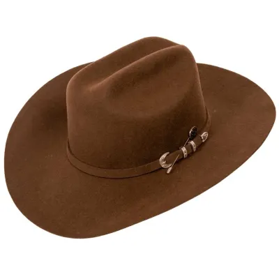 Western Cattleman Brown Wool Felt Hat - American Hat makers Reference: 19061 | Traclet Hat Shop