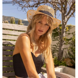 Saunter Crochet Straw Boater - American Hat Makers