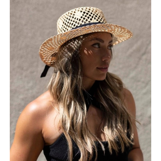 Canotier Saunter Crochet paille - American Hat Makers Canotier Saunter Crochet paille - American Hat Makers