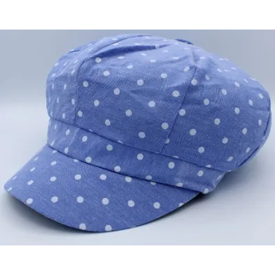 Casquette Gavroche Retro Mozuky Coton Bleu ciel - Traclet