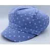 Newsboy Retro Summer Cap La Mozuky Cotton Sky Blue - Traclet