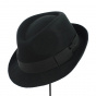 Cyril Black Felt Trilby Hat - Traclet