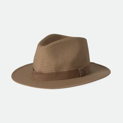 Messer Cotton Safari Beige Traveler Hat - Brixton
