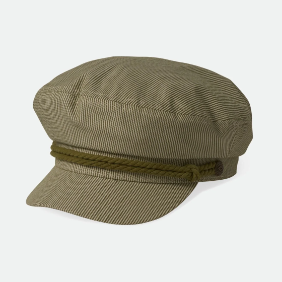 Cotton Fiddler Sailor Cap Olive - Brixton