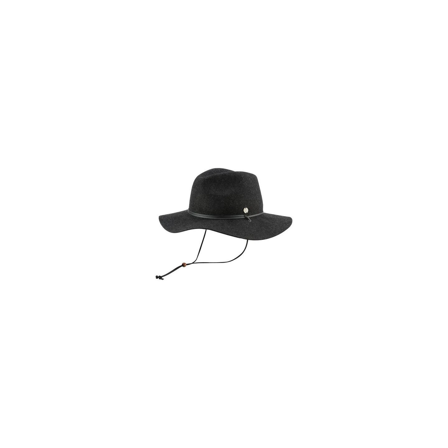 Chapeau Traveller The Lee Feutre Laine noir - Coal