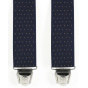 Navy Blue Fancy Biclip® Harness Suspender - Biclip