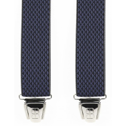 Biclip® Harness Suspenders Blue Diamond Pattern - Biclip