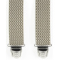 Biclip® Diamond Pattern Fancy Harness Suspenders Beige - Biclip
