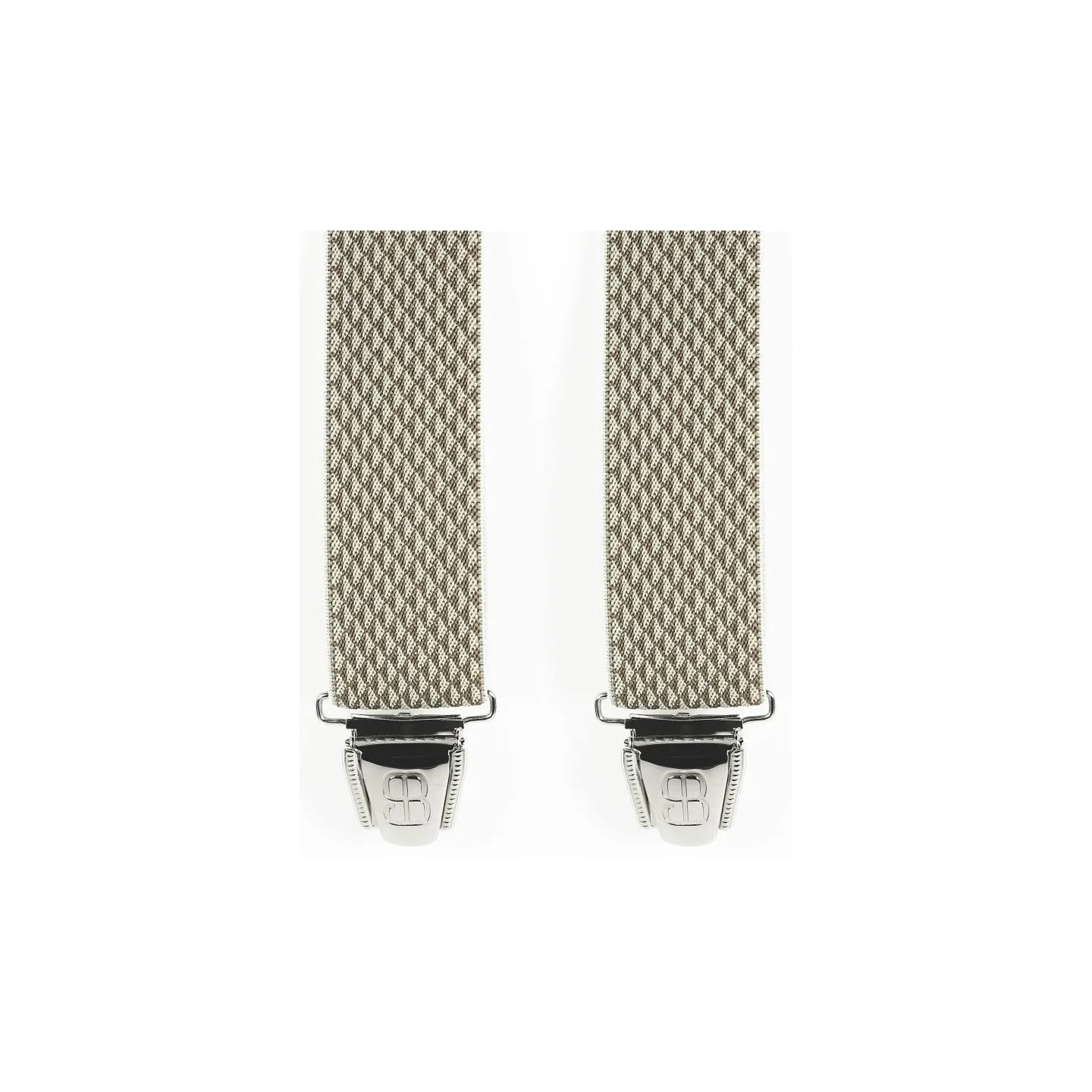 Bretelles Harnais Biclip® Fantaisie Losange Beige - Biclip
