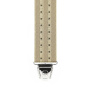 Beige Suspenders with Brown Dots