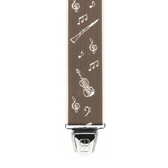 Beige Music Fancy Suspenders - Traclet