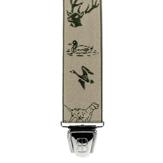 Beige Hunting Suspenders