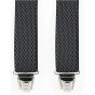 Biclip® Fancy Diamond Black Harness Suspenders - Biclip