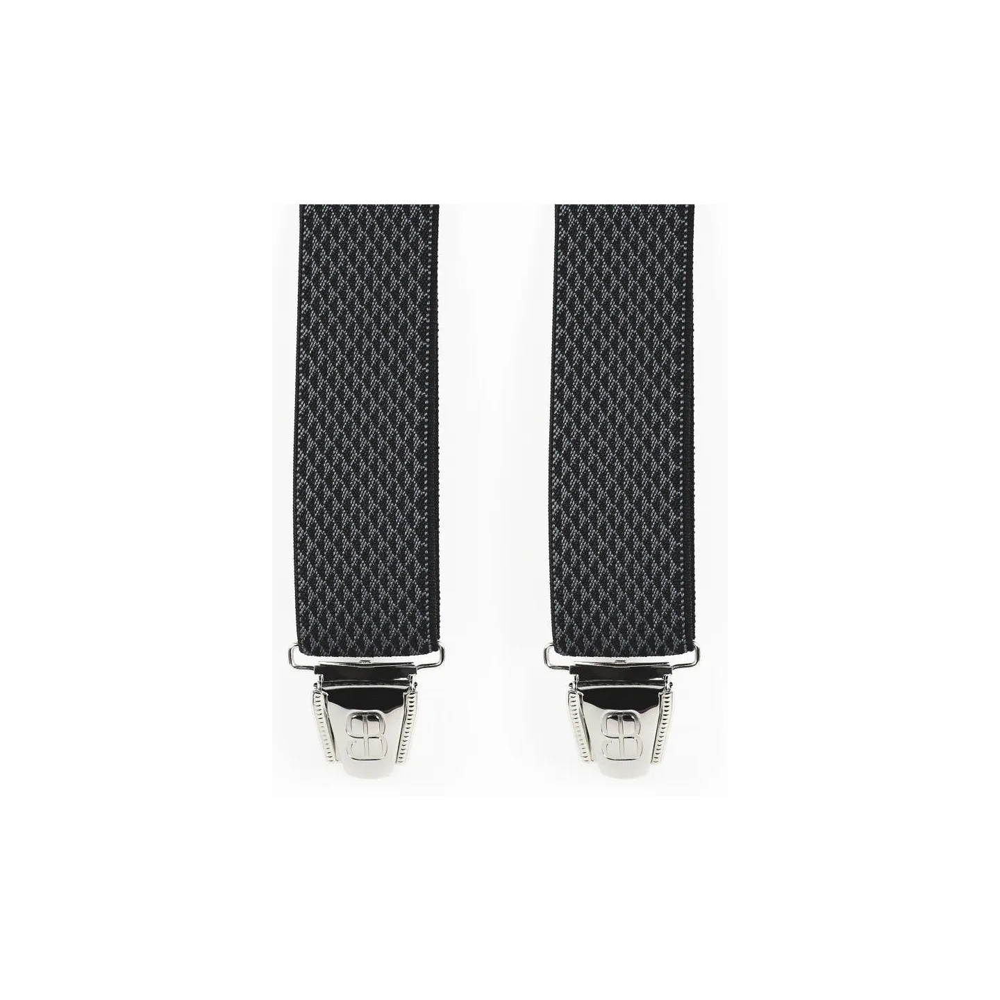 Bretelles Harnais Biclip® Fantaisie Losange Noir - Biclip