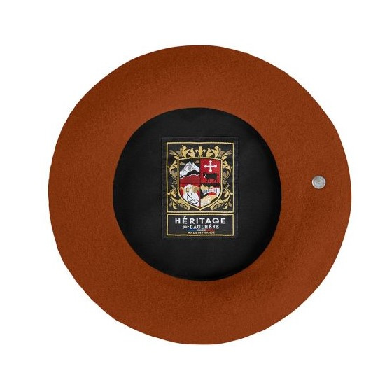 L'Authentique Intense Rust Beret - Heritage by Laulhère L'Authentique Intense Rust Beret - Heritage by Laulhère