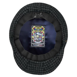 Casquette Béret Nay Laine Gris & Noir - Laulhère
