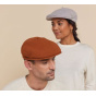 Wool Beret Cap Pau Rust - Laulhère
