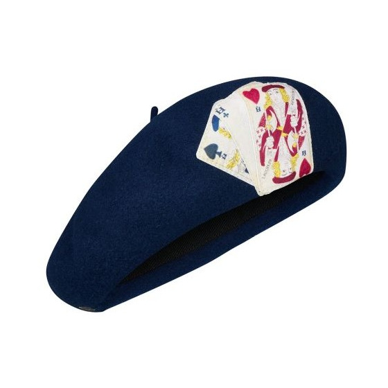 Cartas Blue Wool Beret - Heritage by Laulhère
