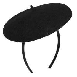 Bibi Élégant laine Noir - Héritage par Laulhère