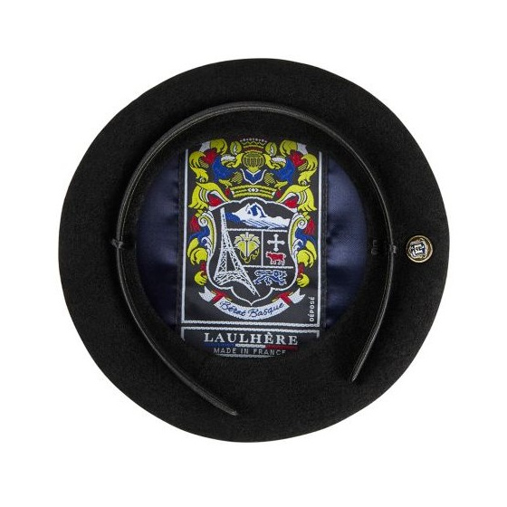 Bibi Élégant laine Noir - Héritage par Laulhère