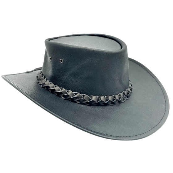 Traveller Kangaroo Leather Hat - Jacaru Traveller Kangaroo Leather Hat - Jacaru