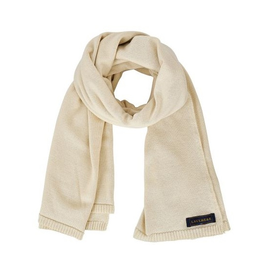 Odei Natural Merino Wool Scarf - Heritage by Laulhère