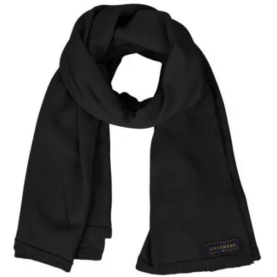 Echarpe Odei Laine Mérinos Noir- Héritage par Laulhère Reference : 20358| Chapellerie Traclet