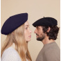 9-Inch Black Basque Beret Heritage by Laulhère