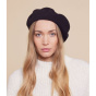 Black Virgin Wool Basque Beret - Heritage by Laulhère