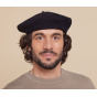 Black Virgin Wool Basque Beret - Heritage by Laulhère