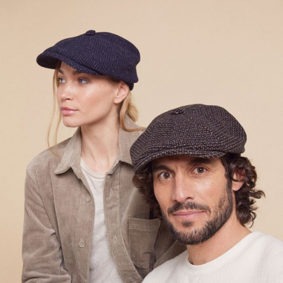 Gizonki Gray & Black Cap Made In France - Laulhère