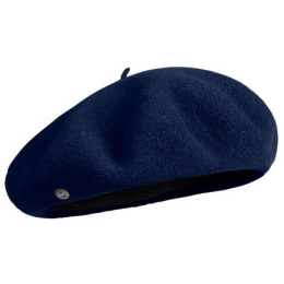Blue Virgin Wool Basque Beret - Heritage by Laulhère