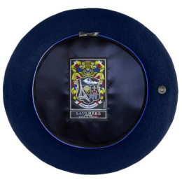Béret Basque Laine Vierge Bleu - Héritage par Laulhère