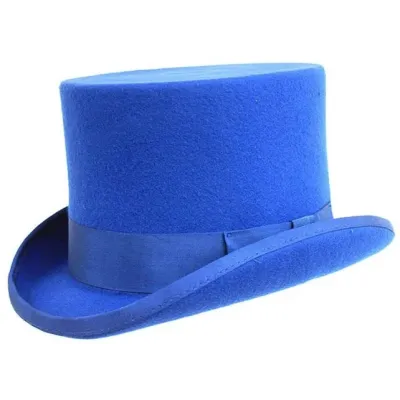 Chapeau Haut De Forme Bleu Royal - Traclet