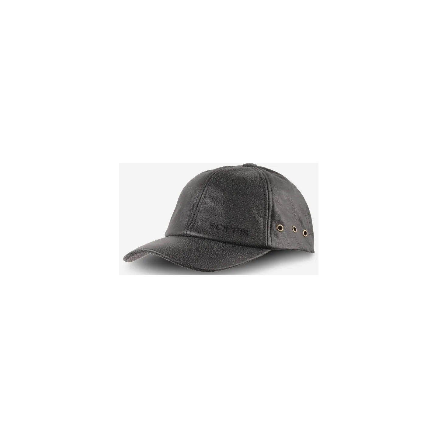 Casquette Baseball Melbourne Cuir Noire -  SCIPPIS - Traclet