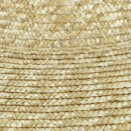 Natural straw abatjour hat