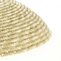 Natural straw lampshade hat