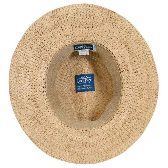 Calabre Raffia Fedora Hat - Traclet Calabre Raffia Fedora Hat - Traclet