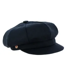 Anja Navy Newsboy Cap - Mayser