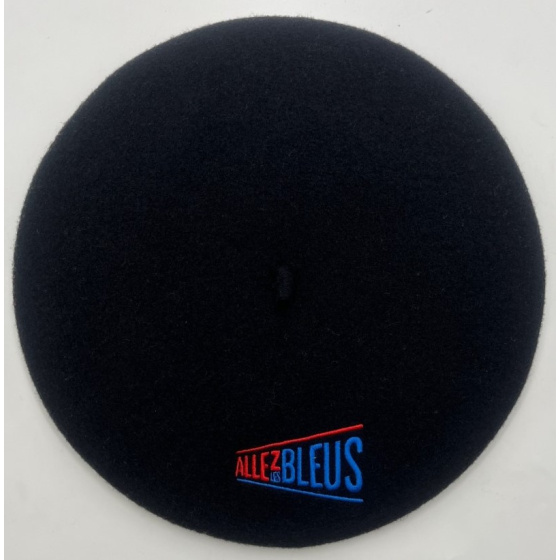 Official Navy Allez Les Bleus Beret - Le Béret Français