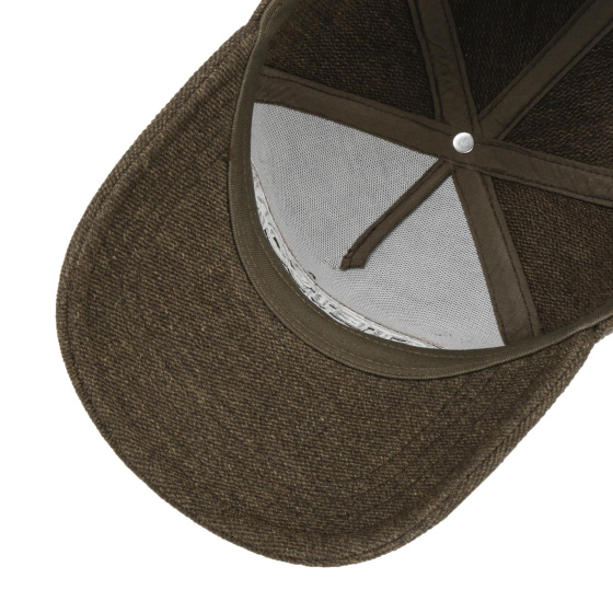 Wool and linen trucker cap