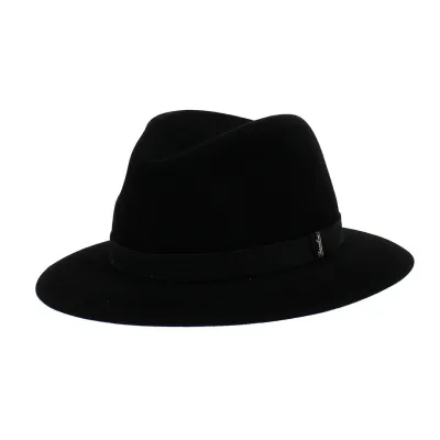 Borsalino Black Rain Proof Hat Reference: 533 | Traclet Hat Shop