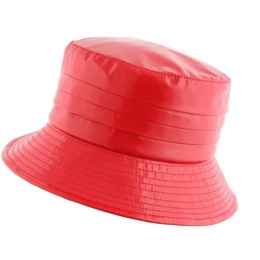 Red Alizia Rain Bucket Hat - Flechet