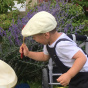 Aorikiatto flat cap for kids beige