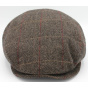 Brown Wool Piero Flat Cap - Traclet
